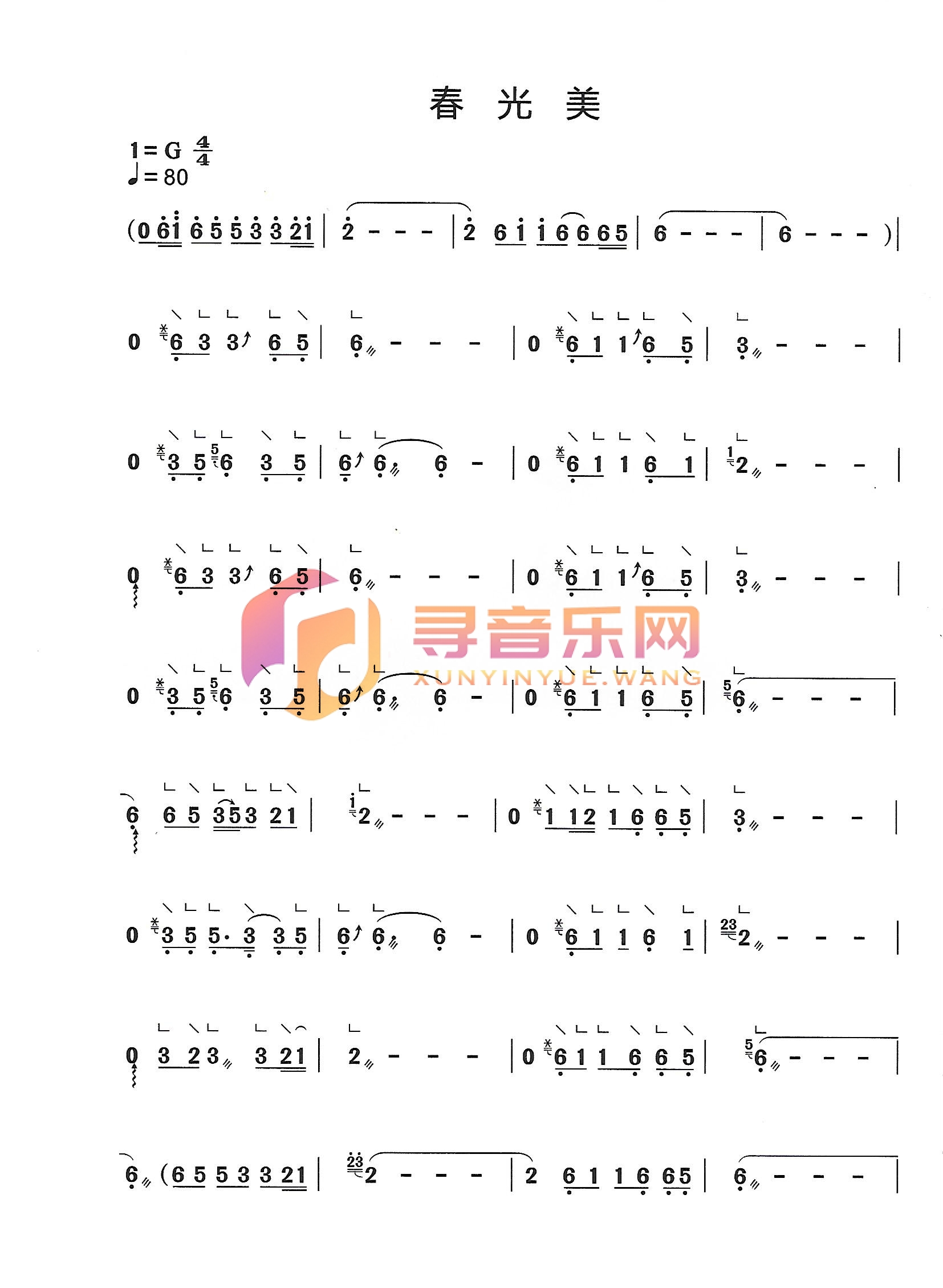 春光美G调